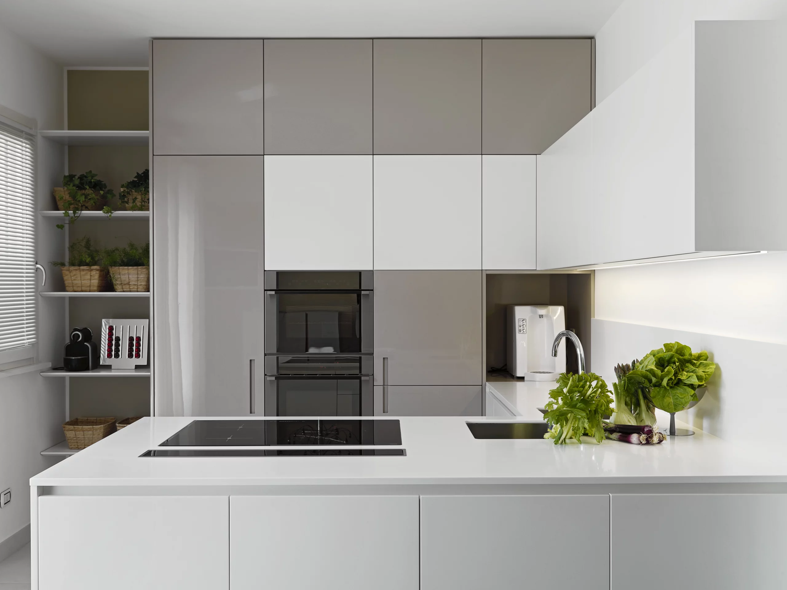 Mueble de cocina con Rehau Rauvisio