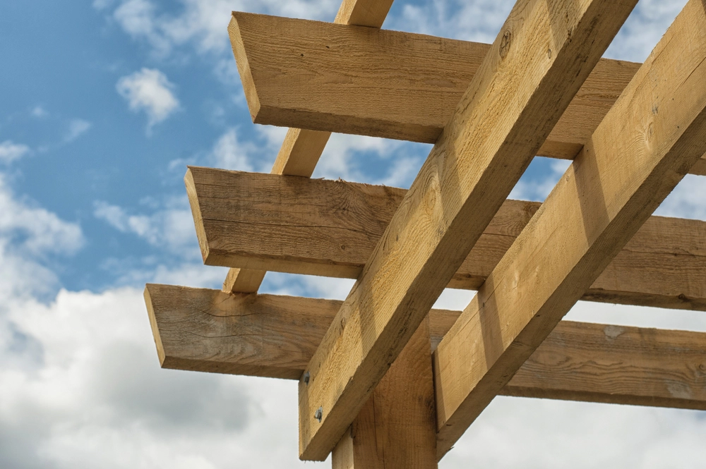 Pérgola pino impregnado
